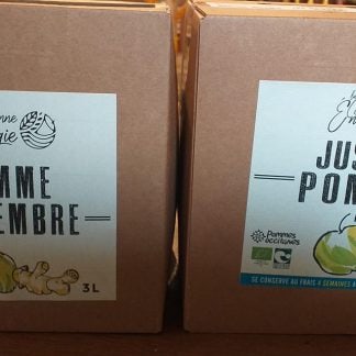 Cubi de jus de pomme bio 3l - 3 L - Ferme De L'ousse 